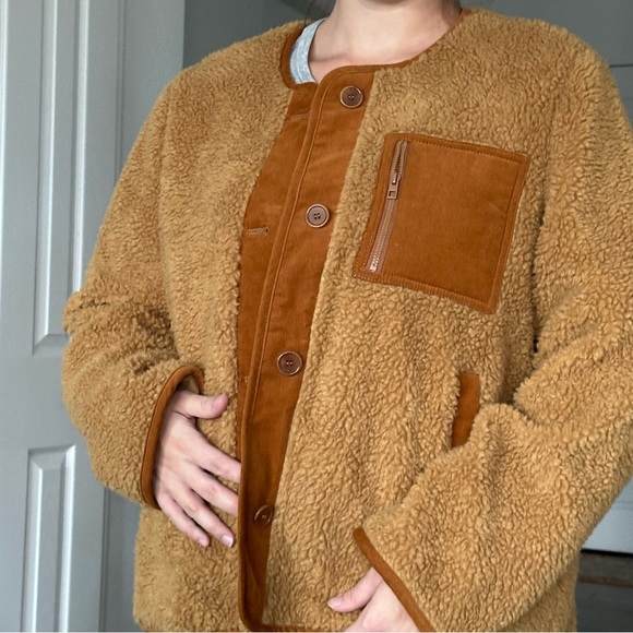 Madewell Fiji liner Sherpa trucker jacket size XL - Picture 9 of 9